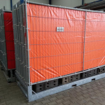 Afzethek met gekleurde blindering Afzethek met gekleurde blindering