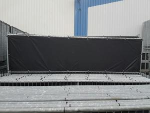 Opzethek 1 x 3.5 meter v.v. zwarte blindering