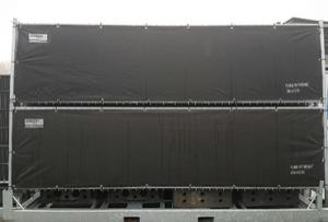 Opzethek 1 x 3.5 meter v.v. zwarte blindering