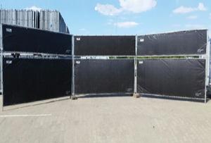 Opzethek 1 x 3.5 meter v.v. zwarte blindering