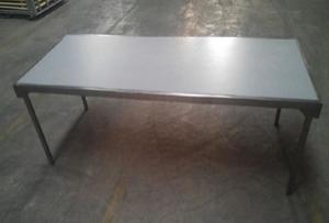 Tafel 80 x 200 cm./RVS Tafel 80 x 200 cm./RVS