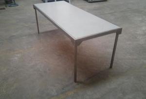 Tafel 80 x 200 cm./RVS Tafel 80 x 200 cm./RVS