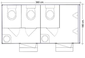 Toiletwagen 2-1-2 Toiletwagen 2-1-2