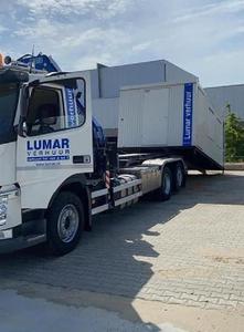 Afzetten container m.b.v. NCH systeem